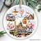 Canada Cultural Heritage and Traditions Artwork Ornament, Canadian Landmarks and Travel Christmas Gift